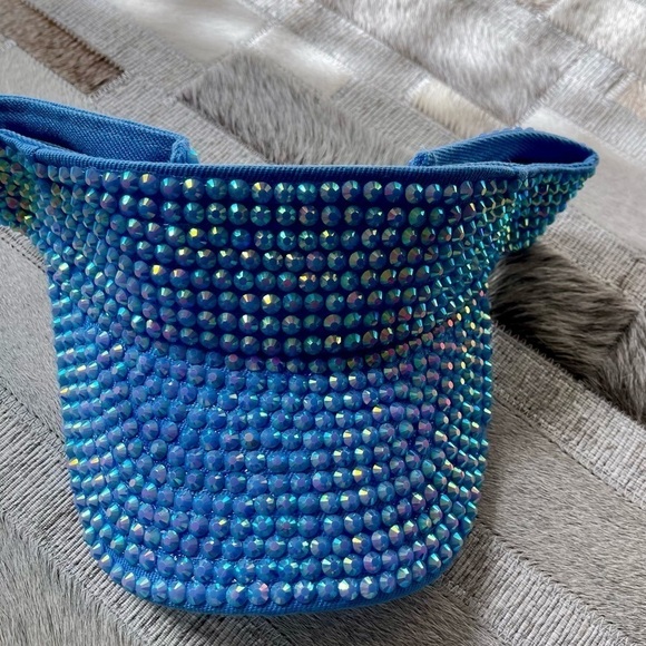 🌞🌞Be the Star on the 🏝️ Beach! Bling Sun Visors - Picture 5 of 6